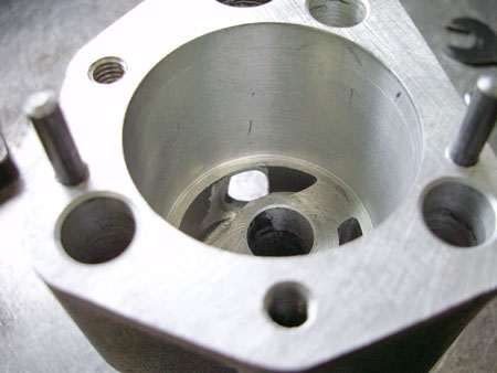 Pump Inlet Port Opening Modified