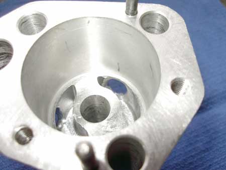 Pump outlet Port Opening Modified